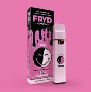 Pink Starburst Fryd Cart featuring candy-pink visuals and flavorful live resin