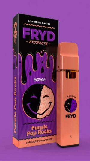 Purple Pop Rocks Fryd Cart with sparkling candy visuals