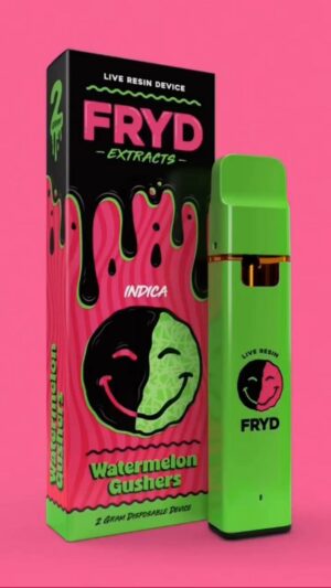 Watermelon Gushers Fryd Cart with juicy watermelon-inspired packaging