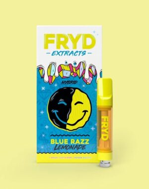 Blue Razz Lemonade Fryd Cart with blue and yellow lemonade visuals